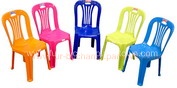 ขาย เก้าอี้พลาสติก มีพนักพิงสำหรับเด็กเล็ก แข็งแรง ตัวละ75 บาท T.081-6391852
