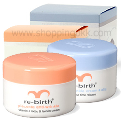  Pretty tight, smooth and clear skin ... just re-birth (Mary - Robert) lanopearl (Dallas Pearl) Placenta Cream Placenta Serum emu skin. Imported from Australia Free Delivery in Thailand.