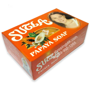 สบู่มะละกอ Sutla สูตรตั้งเดิม Sutla Papaya Soap ปลีก / ส่ง