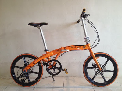 kalaq-Q6 9sp จักรยานพับได้ New Style 2014