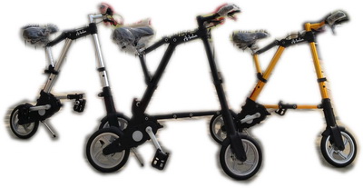 เทรนใหม่ จักรยานพับได้ A-Bike จักรยานแบบบกพาสามารถพับเก็บได้สะดวก