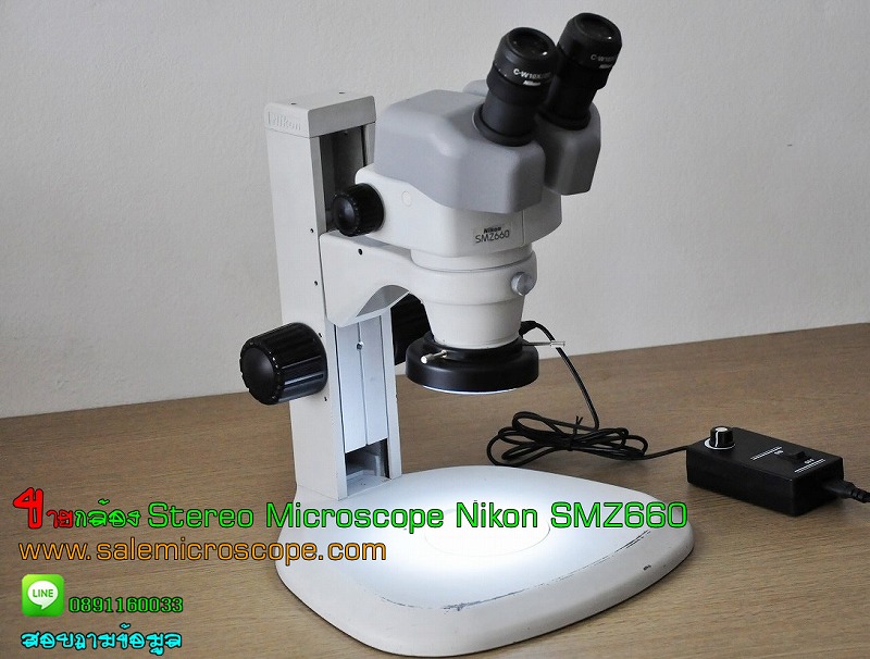 ขายกล้อง Stereo Microscope Nikon SMZ660 มือสองราคาถูก