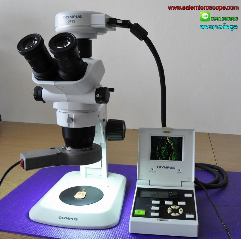 ขายOlympus SZ61TR พร้อมกับ Olympus DP12 Microscope Digital Camera