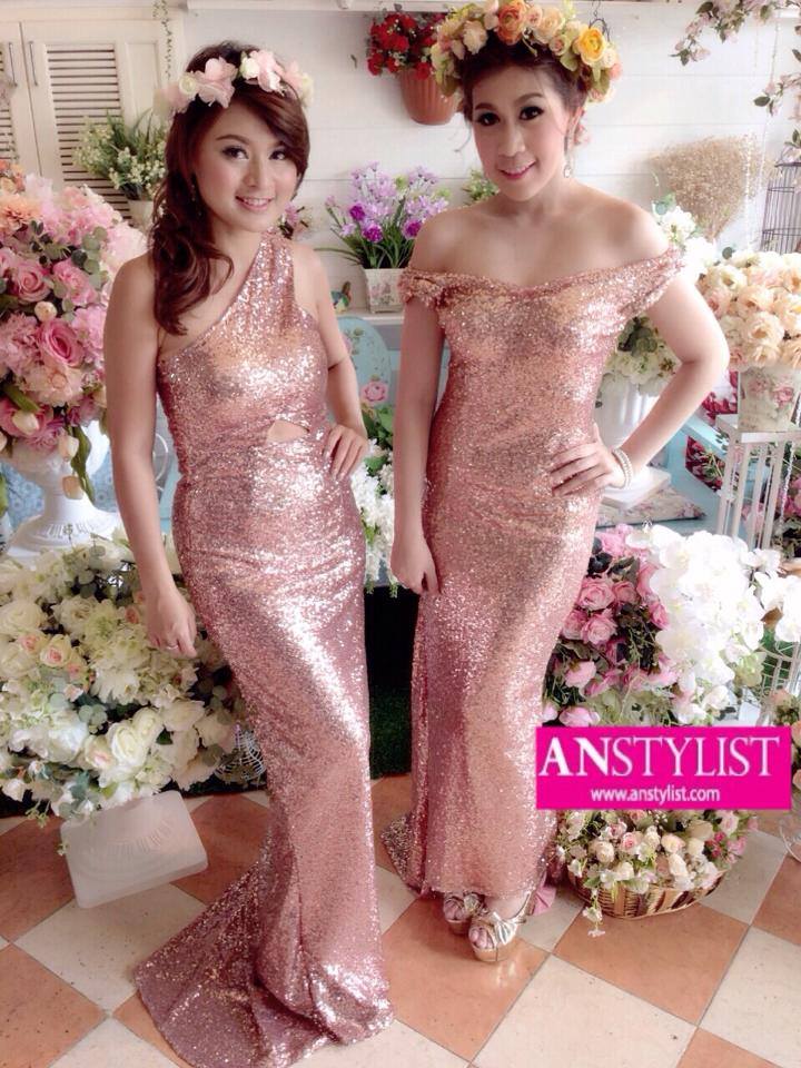  Rental bridesmaid dress sets off a series of imports ANSTYLIST call 0859631119 Near MRT BTS Asoke Grammy SWU.