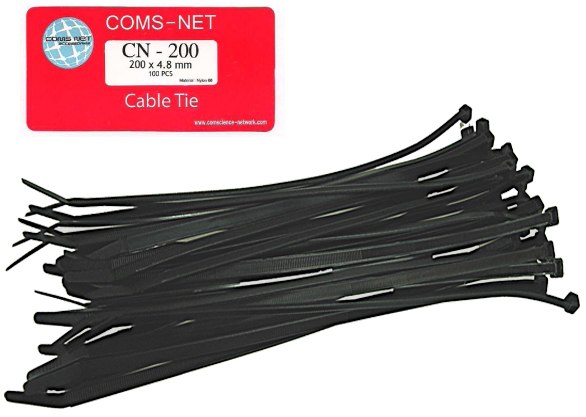 Cable Tie 8 นิ้ว C-NET Cable Tie ราคา 28 บาท ต่อ ถุง