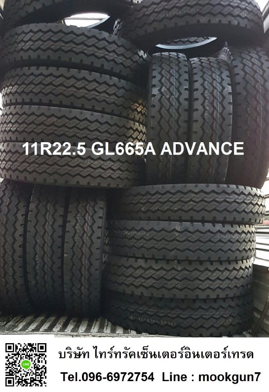 โปรเด็ด รับสงกรานต์ ราคายางรถบรรทุกถูกที่สุด ยางเรเดียล 11R 22.5 ADVANCE GL274A GL283A GL665A ส่งฟรี กทม ปริมณฑล