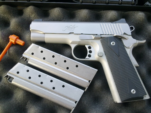  Auto sales shooter Kimberly West Pro Stainless Carey Max II size 9 mm 2 to the manual. All the gun less than a year.