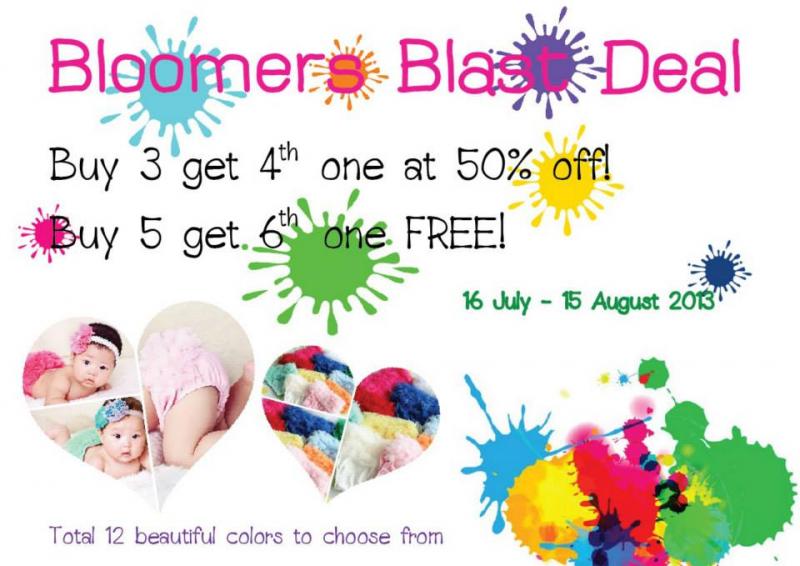 mykiddiecutie@gmail.com   Bloomers Blast Deal - special deal for fans like Baby Bloomers.