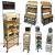 Bakery bread shelves shelves shelves white bottle. Consists of a vintage wooden crate with wheels steel wheels so beautiful. Portable.