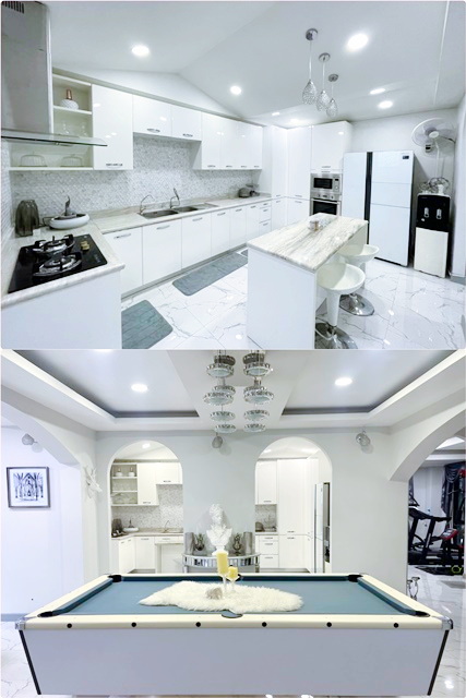 สนุกเวคพาร์ค บางบอน3 ซาวน่า ฟิตเนส ให้เช่าคฤหาสน์หรู PoolVilla แอร์9ตัว 4นอน ลดราคาครึ่ง  ครัวฝรั่ง ครัวไทย 2ชั้น  123 ตารางวา 513ตรม.