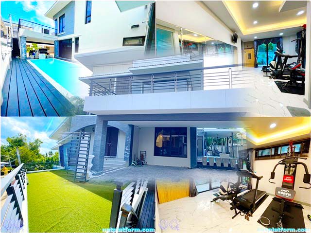 ให้เช่าคฤหาสน์หรู PoolVilla แอร์9ตัว 4นอน  ลดราคาครึ่ง จากแสนบาท ครัวฝรั่ง ครัวไทย ซาวน่า ให้เช่า 2ชั้น  121 ตารางวา 511 ตรม. 3+2คัน บางบอน3