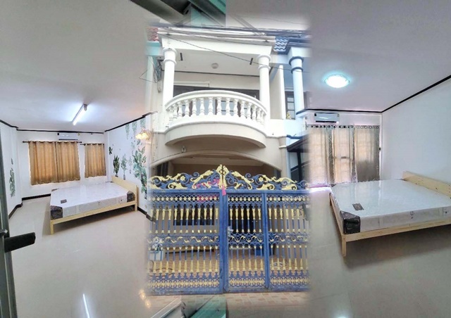 โคตรถูก คุ้มค่า 3ปีมีครั้ง ติดรถไฟฟ้า BTSเอราวัณ 3นอน ช้างสามเศียร บ้านใหม่ ให้เช่า  2 ชั้น 20 ตรว. 3แอร์  สุขุมวิท 62 รักสัตว์ 