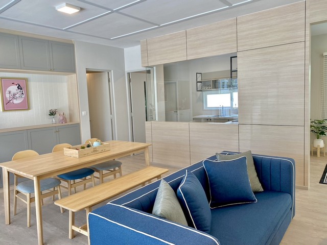 P220 ให้เช่า บ้าน 2 ชั้น anya บางนา-รามคำแหง 2  anya Bangna-Ramkhamhaeng 2 ซอยรามคำแหง 2 แขวงดอกไม้ เขตประเวศ บ้านหันหน้าไปทางทิศเหนือ