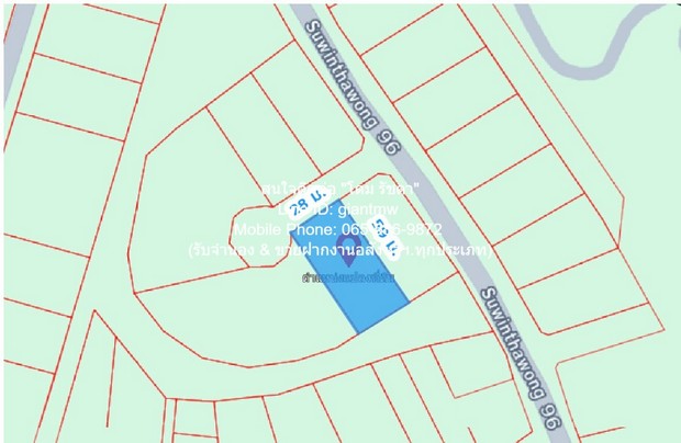 ที่ดิน ขายที่ดินเปล่า 1-0-14.5 ไร่ (414.5 ตร.ว.) ซ.สุวินทวงศ์ 96 (ทางเข้าสนามกอล์ฟฟินิกซ์ โกลด์ กอล์ฟ แบงค็อก), ราคา 6.5 ล้านบาท 1 Rai 0 งาน 15 sq.wa  6500000 บาท โอกาสเดียวห้ามพลาด กรุงเทพ