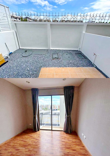 BTSบางจาก 730ม. ถ.สุขุมวิท 97 ปุณณวิถี23  ให้เช่า โฮมออฟฟิศ 3ชั้น 3 นอน 4 น้ำ 22 ตร.วา.270 ตร.ม.  งรร.นานาชาติเวลล์ส