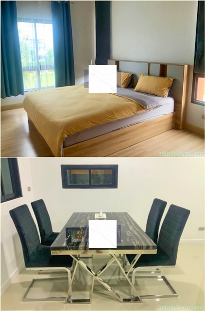 รพ.วิภาราม อมตะนคร 5.1 กม.ต้อนรับต่างชาติ เฟอร์หรูครบ 4นอน 5แอร์  ทาวน์เฮาส์หลังมุม 2 ชั้น 4 นอน 3 น้ำ 38 ตร.วา.280 ตร.ม.หรูรา