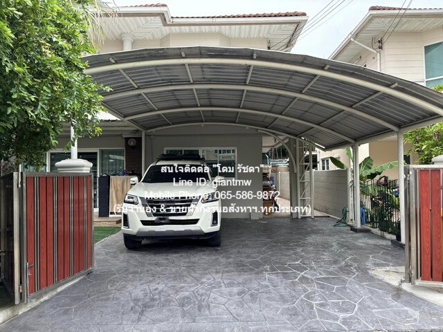 บ้าน ขายบ้านเดี่ยว 2 ชั้น (หลังมุม) ศุภาลัย พาร์ควิลล์ รามอินทรา 5 (Supalai Park Ville Ramintra 5) 74 ตร.ว. 5 น 4 น้ำ 2 จอดรถ ราคา 9.5 ล้านบาท 9500000 BAHT. 5 Bedroom area 74 ตร.วา ใกล้ ติดสนามกีฬารามอินทรา น่า-อยู่ กรุงเทพ