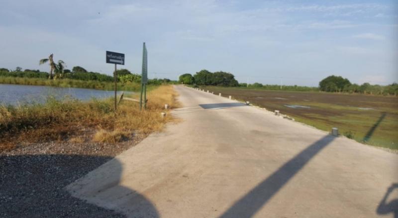 ขายที่ดิน เนื้อที่ 4 ไร่เศษ ย่านบางบ่อ เปร็ง สมุทรปราการใกล้มอเตอร์เวย์ สุวรรณภูมิ