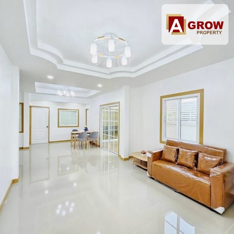 หมู่บ้าน บัวทองธานี 8 หลังมุม มีสวนข้างบ้าน ตกแต่งใหม่ทั้งหลังพร้อมเข้าอยู่ ราคาพิเศษ