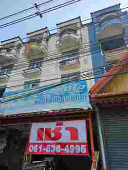 ขายหรือให้เช่าอาคารพาณิชย์4ชั้นติดถนน ทำเลทอง อำเภอเมืองปทุมธานี จังหวัดปทุมธานี