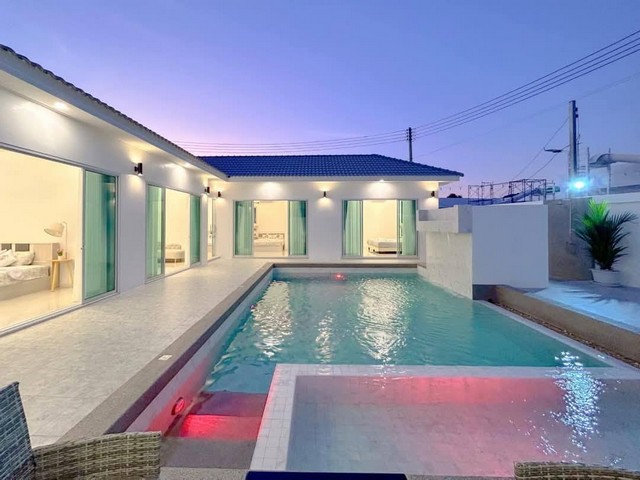 ขายพลูวิลล่าเฟอร์นิเจอร์ครบ พื้นที่กว้าง ห้วยใหญ่ อำเภอ บางละมุง  จังหวัดชลบุรี