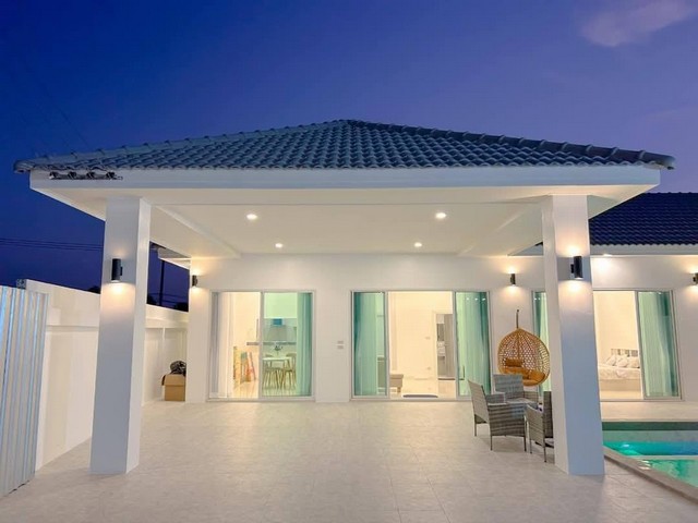 ขายพลูวิลล่าเฟอร์นิเจอร์ครบ พื้นที่กว้าง ห้วยใหญ่ อำเภอ บางละมุง  จังหวัดชลบุรี