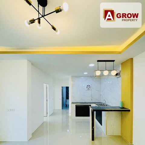 คอนโด บ้านสวน ลลนา เฉลิมพระเกียรติร.9 ซอย 28 ตกแต่งใหม่ทั้งห้อง พร้อมเข้าอยู่ได้เลย