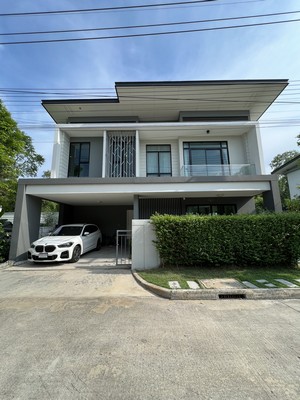 บ้านเดี่ยวไซส์ใหญ่ 183 ตรม. หมู่บ้าน ECO HAUS Ramintra-Lamlukka (อีโค เฮ้าส์ รามอินทรา-ลำลูกกา) 60 ตรว แบบบ้าน BARLEY ไซส์ใหญ่สุด 