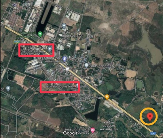 ขายถูก...ที่ดิน ติด ถ.สุวรรณศร เพียง 2.5 กม. จากเครือสหพัฒน์ กบินทร์บุรี