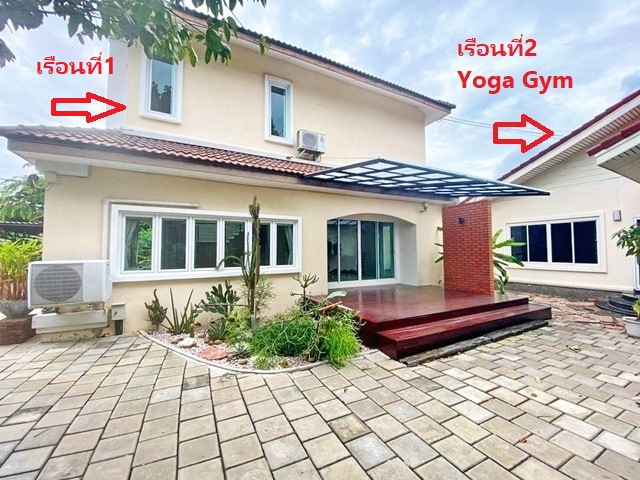 ซาฟารีเวิลด์ คู้บอน ให้เช่าคฤหาสน์ บ้านเดี่ยว 2 ชั้น รักสัตว์ 184ตรว. 280ตรม. ใหญ่ กว้างมาก แฟชั่นไอส์แลนด์ 6นอน 3น้ำ 3จอดรถ 6แอร์ ติดถนน 