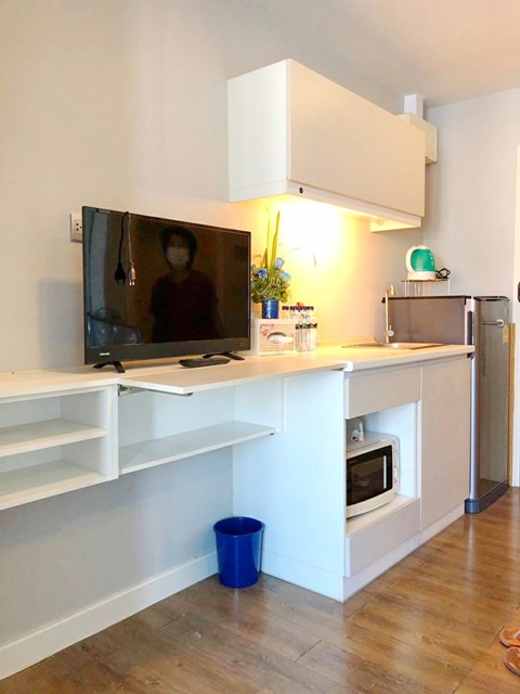 คอนโด Esta Bliss รามอินทรา MRTเศรษฐบุตรบำเพ็ญ 300ม. ตึกA ชั้น5  24ตร.ม.1นอน 1น้ำ ห้องสวย ใหม่สะอาด วิวดี ให้เช่า 1 แอร์ พร้อมอยู่ 