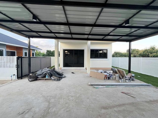 ขายบ้านใหม่ชั้นเดียว 50ตรว. 2นอน2น้ำ 1.55ลบ. ใกล้เซเว่นประตูป่า ต.ประตูป่า อ.เมืองลำพูน