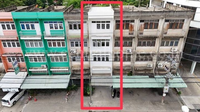 P1 อาคารพาณิชย์  4 ชั้น ตกแต่งใหม่ ปากเกร็ด นนทบุรี