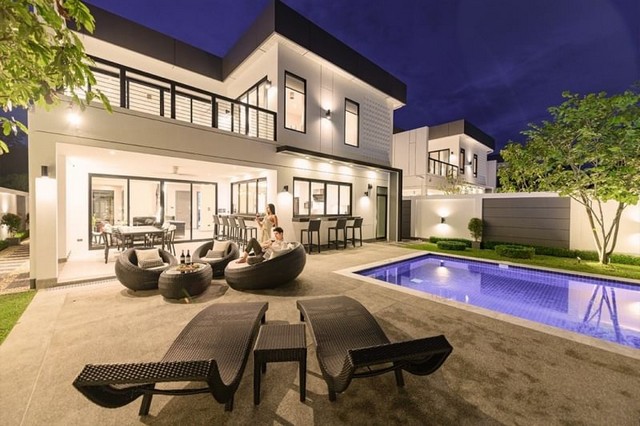 พูลวิลล่าสวยสร้างใหม่  โมเดิร์น ทำเลดี โซนหางดง    