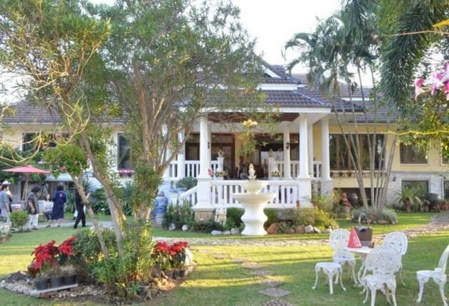 ลดราคาขาย บ้านสวย สไตล์คฤหาสน์หรู บ้านยกระดับ เชียงใหม่กรีนวิลเลย์ แม่ริม