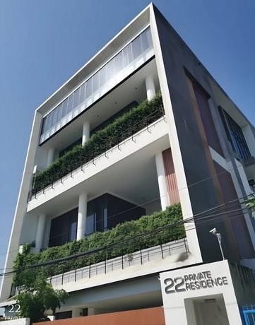 ให้เช่าและขาย บ้านเดี่ยว 6ชั้น พลูวิลล่า ย่านหัวหมาก พื้นที่ 2000 ตรม 