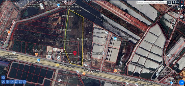 Contact:คุณนก ฝ่ายขายLine Add :@ggp824โทร.083_068_1585 (Thai/Eng)e-mail: baanruaydee@gmail.comที่ปรึกษาการลงทุนอสังหาริมทรัพย์ บริษัท บ้านรวยดีมีสุข จำกัดเนื้อที่ 40-1-79 ไร่ ขายไร่ละ 10 ล้าน รวมเป็นเงิน400,000,000 บาทบาท) ค่าโอนค่าภาษี50/50รายละเอียด/รหัส 6846- เนื้อที่ 40-1-79 ไร่ - กว้าง 97 เมตร- ลึก 530 เมตร- ผังสีส้ม- ใกล้เมกะบางนา- ใกล้สนามบินสุวรรณภูมิ- ใกล้ห้างสรรสินค้า- ทำเลเมือง- เหมาะสร้างคอนโด- เหมาะทำโชว์รูม- เหมาะสร้างอพาร์ต