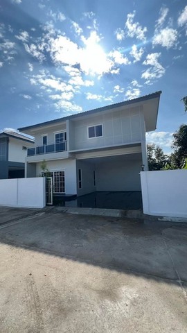 บ้านสร้างใหม่ 2 ชั้น แปลงมุม หนองจ๊อม สันทราย      