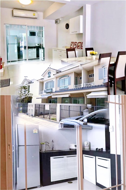 เฟอร์หรูที่สุด ถูกที่สุดใน อินดี้ บางนา กม.7 คอนคอร์เดียน 800 ม.ทาวน์เฮาส์ 2 ชั้น ใหม่  2นอน 3น้ำ ย่านเมกะบางนา 1.4 กม. 3แอร์ 18 ตร.วา.