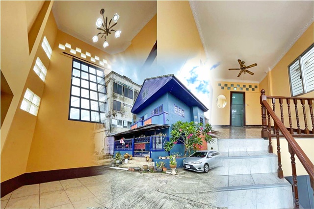 พัฒนาการ57-63  ม.นานาชาติแสตมฟอร์ด 600 ม.บ้านเดี่ยว 2 ชั้นหลังมุม 92ตร.วา.Airport Link หัวหมาก 1.7 กม. รร.นานาชาติเซนต์จอร์จ 900 ม.ตลาด