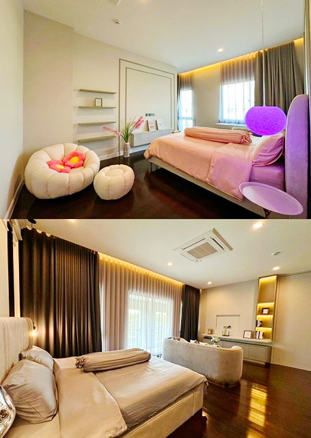 แกรนด์บางกอก RIS School บูเลอวาร์ด ให้เช่าคฤหาสน์สุดหรู  กรุงเทพกรีฑา 6นอน ใหม่ ใหญ่ ศรีนครินทร์-ร่มเกล้า นานาชาติเวลลิงตัน 127ตร.วา.