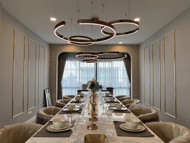 RL-012 ให้เช่า บ้านเดี่ยว เดอะ ซิตี้ บางนา 2  ( THE CITY Bangna 2 ) ขนาด 111.6 ตร.ว. ตกแต่งหรู สไตล์อังกฤษ หรู  ใกล้ MEG