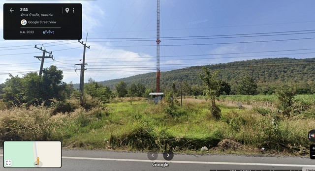 ขายที่ดิน อำเภอภูเวียง จังหวัดขอนแก่น ขนาด 6 ไร่ 3 งาน ดิดถนนหลัก 2133 ภูเวียง-ศรีบุญเรือง