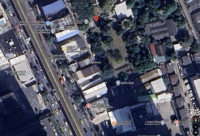 ขายที่ดินเปล่าเพื่อการลงทุน ติดถนนสุขุมวิท  80ม.จาก BTS สถานีปุณณวิถี  (40 ล้านบาท)