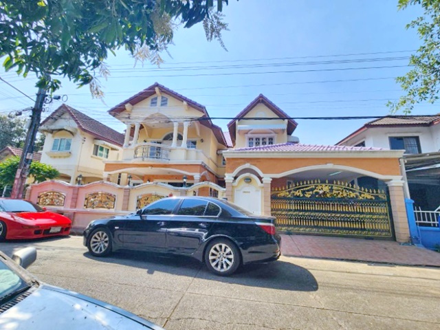 เช่าคฤหาสน์หลังใหญ่ 2ชั้น ตลาดเคซี 1.4กม.ถูกที่สุด 4นอน 60ตร.วา.280ตร.ม.รร.นานาชาติเกวลี 1.4 กม.  รพ.คลองสามวา 3.7 กม. นิมิตรใหม่ 40