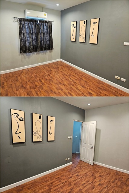 ให้เช่าทาวน์โฮม  2ชั้น รามอินทรา แฟชั่น ถ.พระยาสุเรนทร์17-25 ปัญญาอินทรา โลตัส 1 กม. 5 แอร์ 4นอน 21 ตรว.170ตร.ม. รร.นานาชาติกลอรี่สิงคโปร์