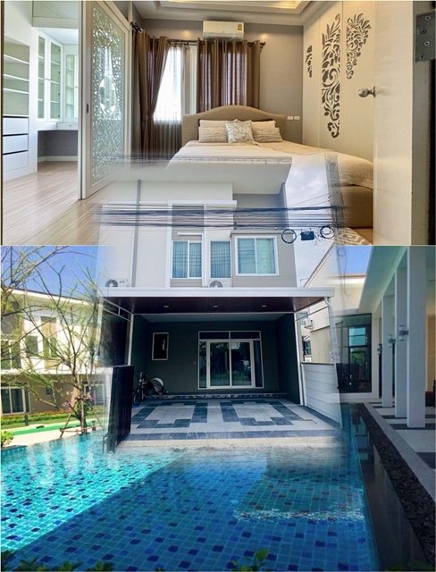 อิเกีย เมกา บางนา 800ม. ทาวน์โฮมหรู 2 ชั้น แปลงสวย 4นอน 3 น้ำ 21ตร.วา.170ตร.ม.จัดเต็มเฟอร์ แหล่งช้อปปิ้ง