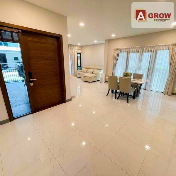 ให้เช่าบ้านเดี่ยว เดอะ ซิตี้ บางนา ตกแต่งครบพร้อมอยู่
