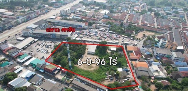 ขายที่ดินสัตหีบ ทำเลทอง ติดถนนสุขุมวิท ใกล้แหล่งชุมชน FP-L0131