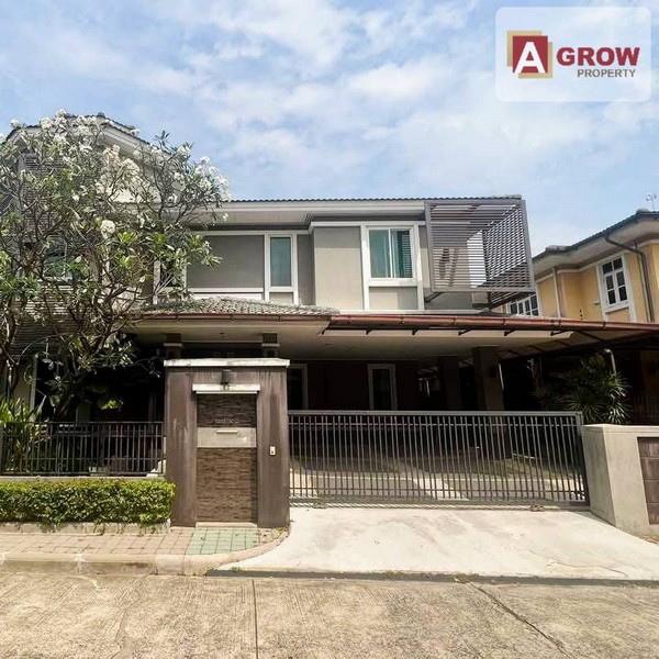 ขาย/ให้เช่า หมู่บ้านโกลเด้นนครา อ่อนนุช 65 (พระรามเก้า-มอเตอร์เวย์) บ้านหัวมุม ติดถนนหลัก